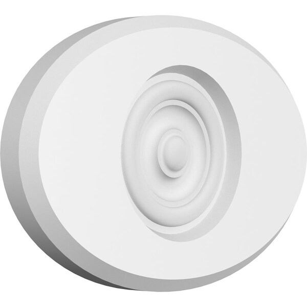 Ekena Millwork Standard Dalton Bullseye Rosette with Beveled Edge, 8"W x 5 1/4"H x 3/4"P ROSP080X053X075DAL03 - main